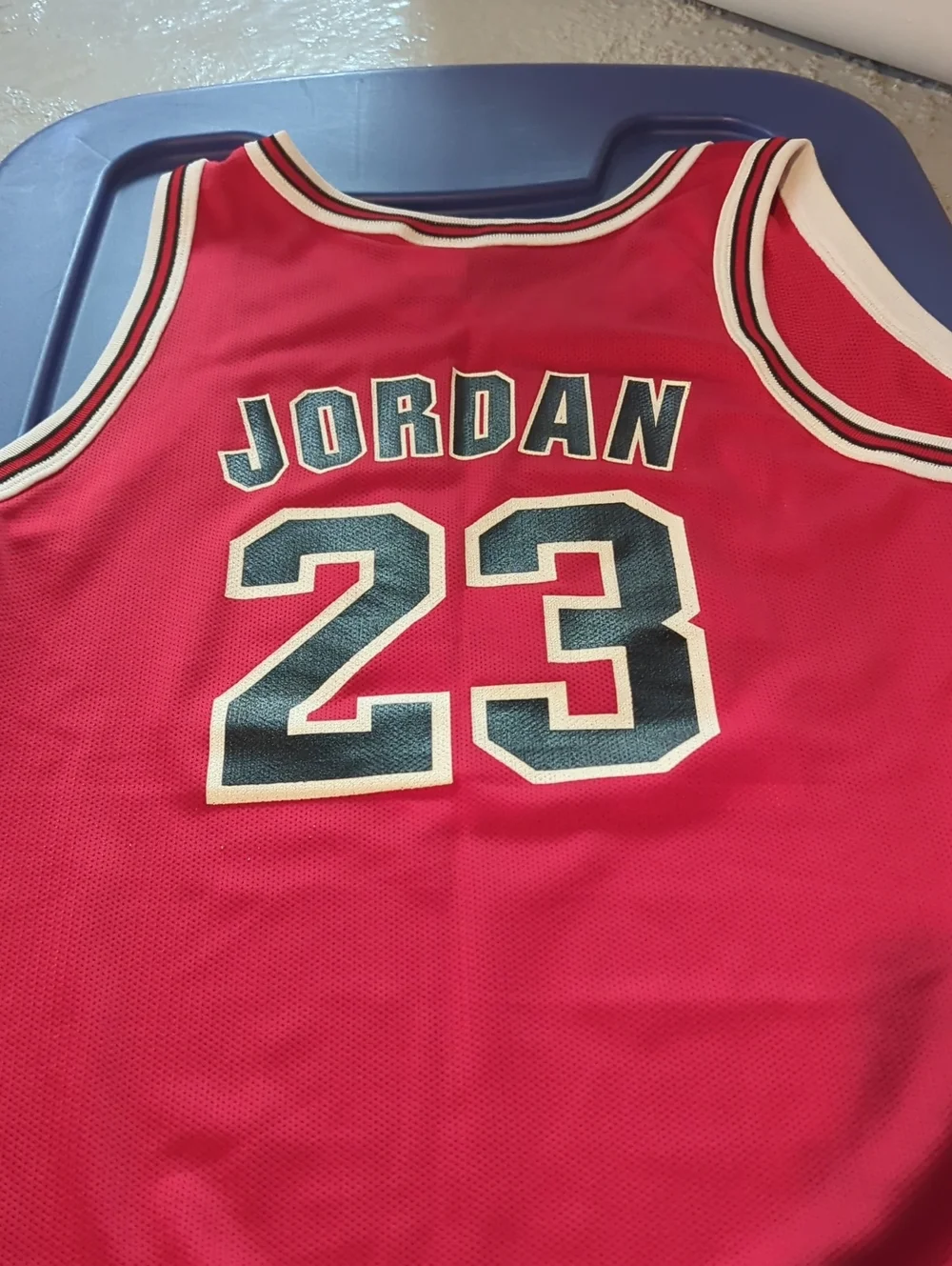 1990s Champion Bulls #23 Jordan Basketball Jersey